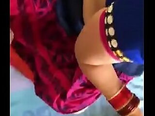 bhabhi prevalent saree swell up with an increment